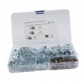 Callaron 80pcs Nuts Manganese Steel U Fastener Self Tapping Spire Clip Motorcycle Nut Reed Self-tapping