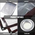 Clear Dustproof Waterproof Thicken Plant Cover Tarp Plastics Heavy Duty Anti-aging Insulation Pe Tarp With Elastic Rope For
