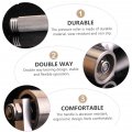 Doitool Wallpaper Seam Roller Roofing Vinyl Hand Press Rolling Wheel Flat For Quilting Stainless Steel Sewing