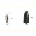 Acxico 1pcs Lightweight Prism Pole Sharp Point Replaceable Tip M8 Internal Thread Gps