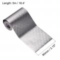 Uxcell Waterproof Peel And Stick Decorative Tape Self Adhesive 3 15 W X 16 4 L Pvc Removable For Wall Edge Silver Tone Rhombus