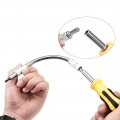 Uxcell Flexible Extension Screwdriver Bit Holder Magnetic Extention Hex Shaft Screw Drill Connection Tip 6 7-inch Flex 1 4