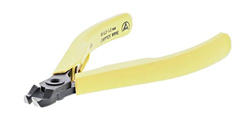 8211 20 Degrees 80 Series Oblique Cutter With Short Head Black Yellow High Performance Alloy Steel Ergonomic Wire Cutters