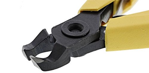 8211 20 Degrees 80 Series Oblique Cutter With Short Head Black Yellow High Performance Alloy Steel Ergonomic Wire Cutters