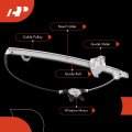 A-premium Electric Power Window Regulator With Motor Compatible Ford F-250 Super Duty 2013-2016 F-350 F-650 F-750 F-450 F-550