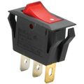 Spst Rocker Switch With Neon Lamp 
