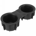 X Autohaux 2pcs Front Row Center Console Auto Car Truck Drink Cup Holder Rubber Inserts Liner Ford F-150 2004-2014 For