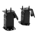 Front Bumper Bracket Pair For 2003-2009 Toyota 4runner Replacement 5202635050 5202535050 To1066147 To1067147 Powder Coated 