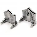 Httmt- Us-tghd-had006-1 -cd- 1 Hight Quality Chrome 25mm Front Fender Bracket Spacer Compatible With 6 00 H-d Touring 84-13 23