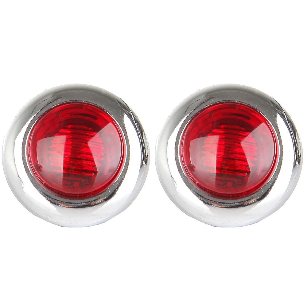 16 Led Side Marker Light Kit 15 Amber And 4 Red Lamps For Truck Trailer Boat Van Pickup Waterproof Turn Signal Stop Tail Lights