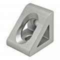 25-4132 25 Series 2 Hole Inside Corner Gusset Bracket 10 Pack 