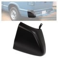 Rear Left Bumper End Cap For 1994-1997 Chevrolet S10 Gmc Sonoma Fleetside Replacement 12383113 Gm1104138 Plastic Matte Black 