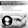 X Autohaux Side Mirror Light For Ford F150 Explorer Accessories 3f1z13b375aa Car Truck Puddle Led Lamps Assemblies Exterior