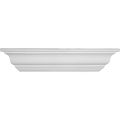 Ekena Millwork Sh23x16x04cl 22 3 4-inch W X6 8-inch P 4 1 2-inch H Classic Corner Shelf 