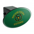 Graphics More Northern Virginia Community College Nighthawks Logo Oval Tow Trailer Hitch Cover Plug Insert