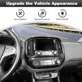 Cherocar Central Navigation Screen Panel Middle Air Outlet Ac Vent Cover Trims Accessories Compatible With Chevrolet Colorado