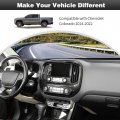 Cherocar Central Navigation Screen Panel Middle Air Outlet Ac Vent Cover Trims Accessories Compatible With Chevrolet Colorado