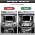 Cherocar Central Navigation Screen Panel Middle Air Outlet Ac Vent Cover Trims Accessories Compatible With Chevrolet Colorado