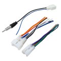3pcs Radio Wiring Harness Adapter Kit For Toyota Tacoma 1995 And Up 1987 To 2007 Scion 10pin 6pin Stereo With Antenna 