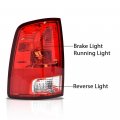 Red Lens Tail Lights W O Bulbs For Dodge Ram 1500 2500 3500 2009-2010 Ram 2011-2018 Not Fit 2013-2018 Models Factory Led Rear