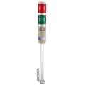 Baomain Industrial Signal Light Column Led Alarm Round Tower Indicator Continuous Warning Buzzer Lta-502tj Red Green Dc 12v