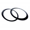 Eadlight Moulding Trim Head Lights Bezel Compatible With 2007-2015 Bmw Mini Cooper R55 R56 R57 R58 R59 Glossy Black