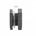 Uxcell Pvc Bulkhead Tank Adapter With Thread Pipe Fitting G1 2 For Rain Buckets Water Tanks 1 Set