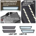 White Led Smoke Lens Side Marker Lights For 2008 2014 Dodge Challenger And 2011 Charger Front Bumper Fender Parking Lamps