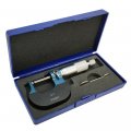 0-1 Precision Ball Anvil Micrometer 0 0001 Graduation Carbide Thickness Flat Spindle 