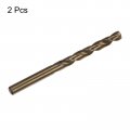 Uxcell 8 3mm Drilling Dia Straight Shank High Speed Steel Cobalt Metric Twist Drill Bit Rotary Tool 2pcs