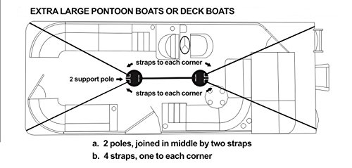 Vortex Pontoon Vhull Fish Ski Boat Cover Support Pole System