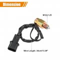 X Autohaux Neutral Safety Switch Back-up Lamp For Mitsubishi Montero 1992-2000 Metal Plastic Bronze Tone Black