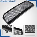 Glossy Black Front Bumper Grille Upper Mesh Replacement For F250 F350 Excursion 1999-2004 1c3z8200baa