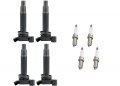 Ignition Coil Pack And Platinum Spark Plug Set Of 4 For Toyota Lexus Avalon Es300 Rx300 3 0l V6 Replacement Uf267 