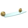 Allied Brass Pqn-33 18-pb 18 X 5 Glass Shelf Polished 
