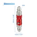 An3 Car Motorcycle Quick Release Disconnect Dry Break Coupling Fitting Connector For Brake Hose Red
