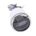 Kimiss 52mm Digital Display Voltage Meter Water Level Gauge Multifunctional For Cars Rvs Trucks