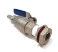 The Rop Shop 1 2 Steel Ball Valve With Hose Barb Weldless Bulkhead For Horiznext 846468476 