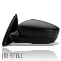 Auto Dynasty Vw1320150 Factory Style Driver Left Side Mirror Manual Folding Adjust Compatible With Vw Jetta 11-15 Textured