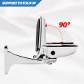 Motorcycle Passenger Floorboards Chromed Streamline Street Glide Footboards With Mount Bracket Kits Replacement For Road King