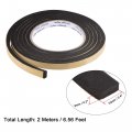 Uxcell Sealing Foam Tape 10mm Wide 5mm Thick 2m 6 56ft Long Eva Self Adhesive Weather Strip For Window Door Insulation Pack Of