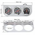 Triple Gauge Kit 2in Set 3a Ina 1 Water Temp Oil Pressure Amp Meter Universal For 12v Car Boat Truck