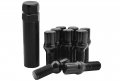 10 Pc 14x1 25 Black Spline Wheel Lug Bolt Conical Seat 33 Mm Extended Length 1 Key For 2008-2019 Bmw F-series G-series Chassis 