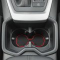 Anti Dust Mats For Toyota Rav4 Accessories 2024 2023 2022 2021 2020 2019 Custom Car Cup Holder Insert Liner Coaster Center
