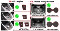 Anti Dust Mats For Toyota Rav4 Accessories 2024 2023 2022 2021 2020 2019 Custom Car Cup Holder Insert Liner Coaster Center