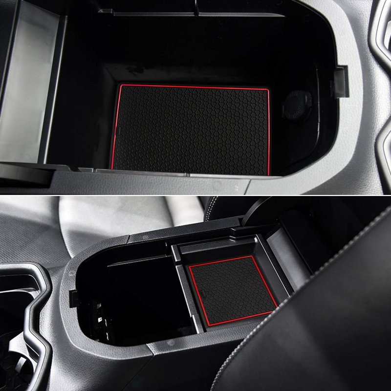 Anti Dust Mats For Toyota Rav4 Accessories 2024 2023 2022 2021 2020 2019 Custom Car Cup Holder Insert Liner Coaster Center
