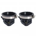 2 Throttle Body Intake Manifold Boot Adapter For Polaris Rzr 4 Xp 900 2012-2013