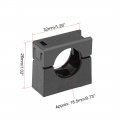 Uxcell Corrugated Tube Holder Ad18 5 Plastic Mounting Bracket Pipe Clamp Clips With Double Struts 8pcs