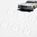 Molding Plastic Clip For 1966-1969 Lincoln Fender Door Quarter Retainer Clips 6pcs Install Set 