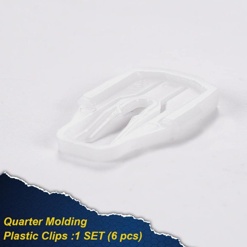 Molding Plastic Clip For 1966-1969 Lincoln Fender Door Quarter Retainer Clips 6pcs Install Set